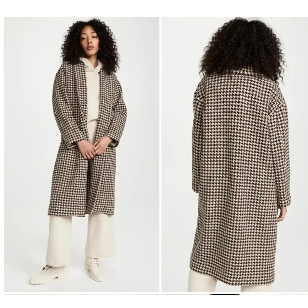 NILI LOTAN  Houndstooth  Kidman Coat‎